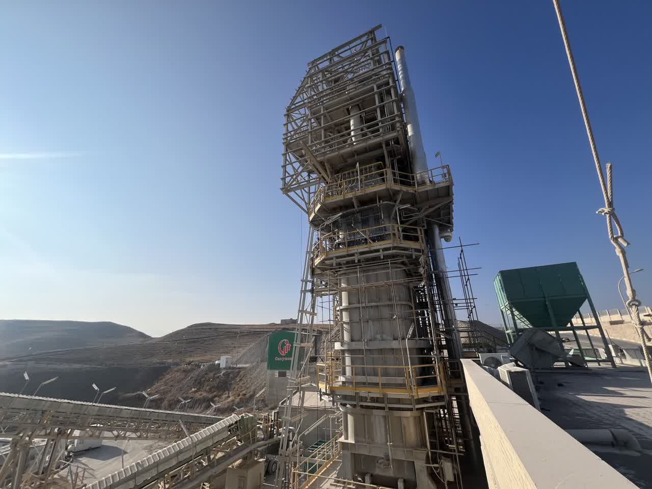 احداث کارخانه آهک 2 اهر