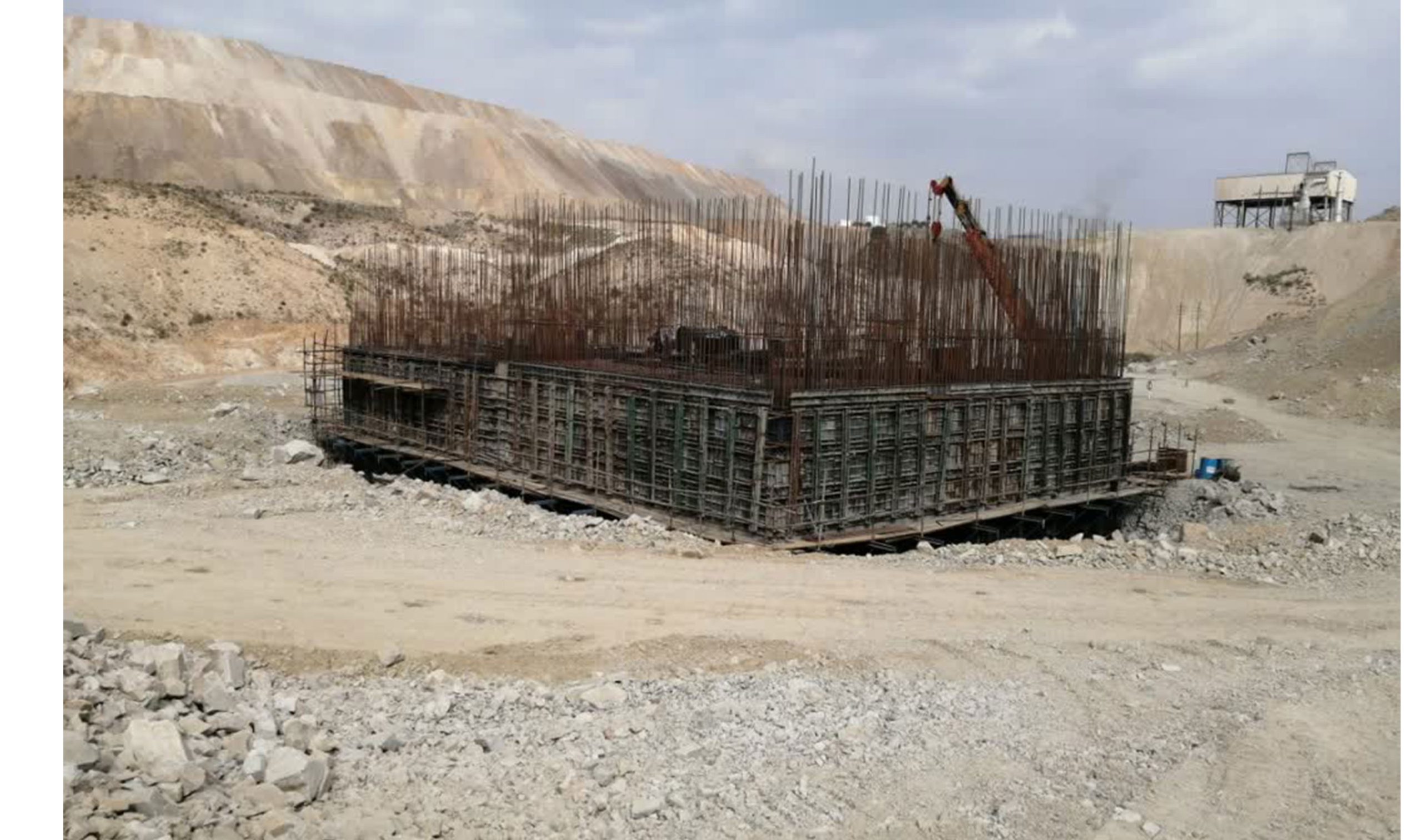 گزارش تصویری از پیشرفت پروژه احداث سنگ شکن جدید سرچشمه