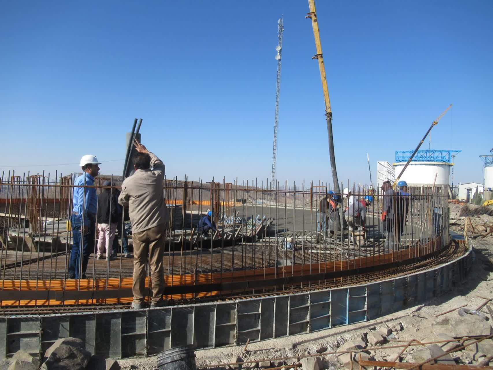 گزارش تصویری از روند پیشرفت پروژه”احداث کارخانه تیکنرهای خمیری دره زار